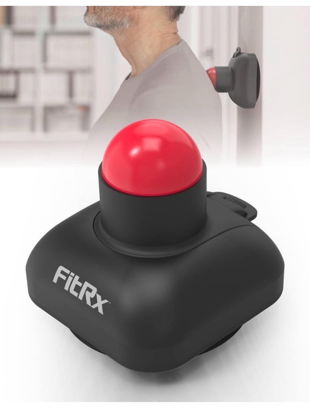 New Open Box FitRx Mountable Massage Ball - Back and Shoulder Massage Ball